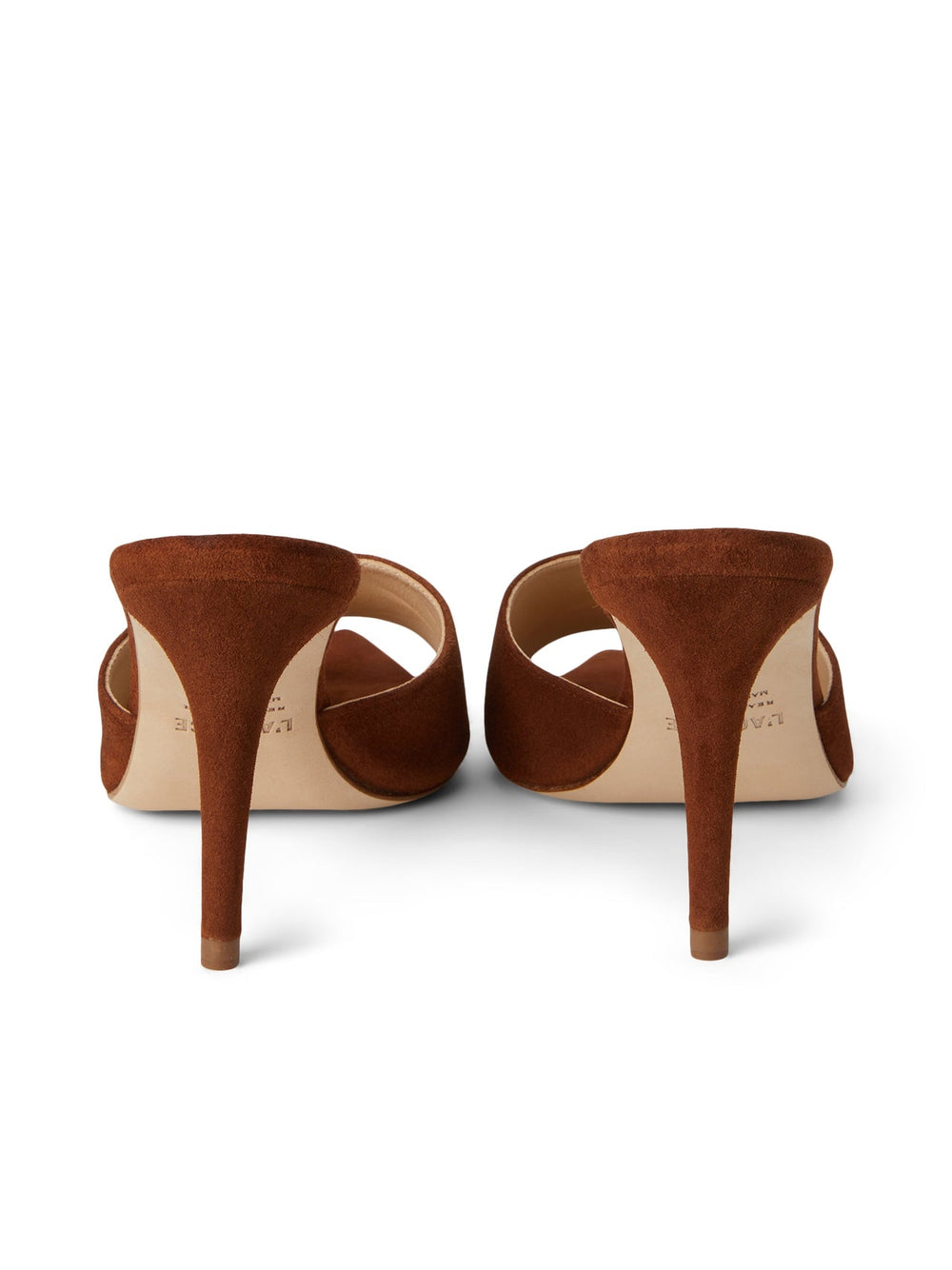 Lolita Open Toe Mule In Buckskin Suede | L'AGENCE sale