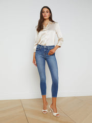 Margot High-Rise Skinny Jean In Cambridge | L'AGENCE near me