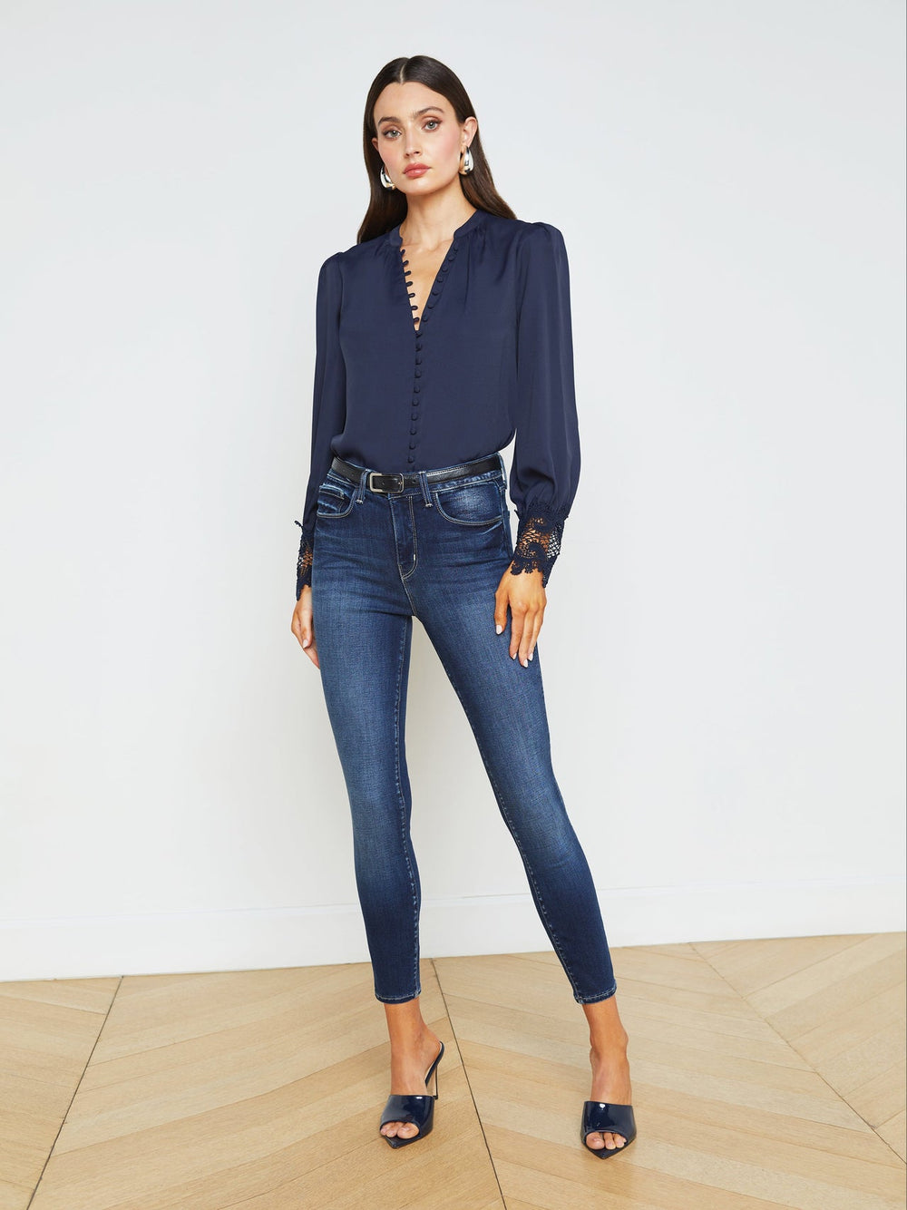 Margot High-Rise Skinny Jean In Columbia | L'AGENCE US