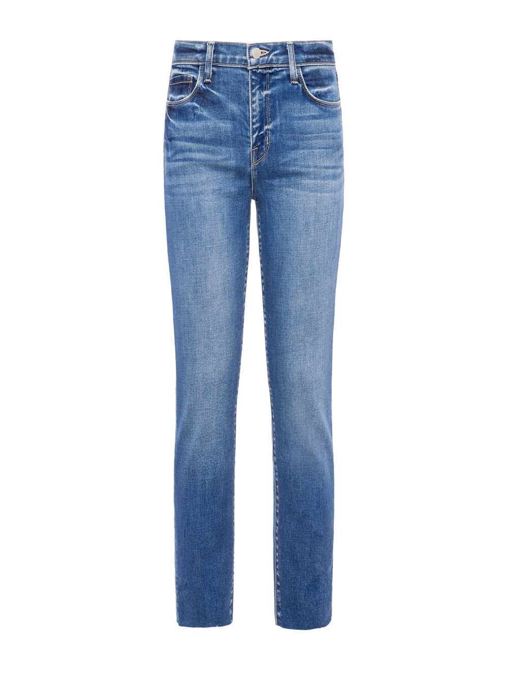 Sada High-Rise Slim-Leg Cropped Jean in Cambridge | L'AGENCE Women