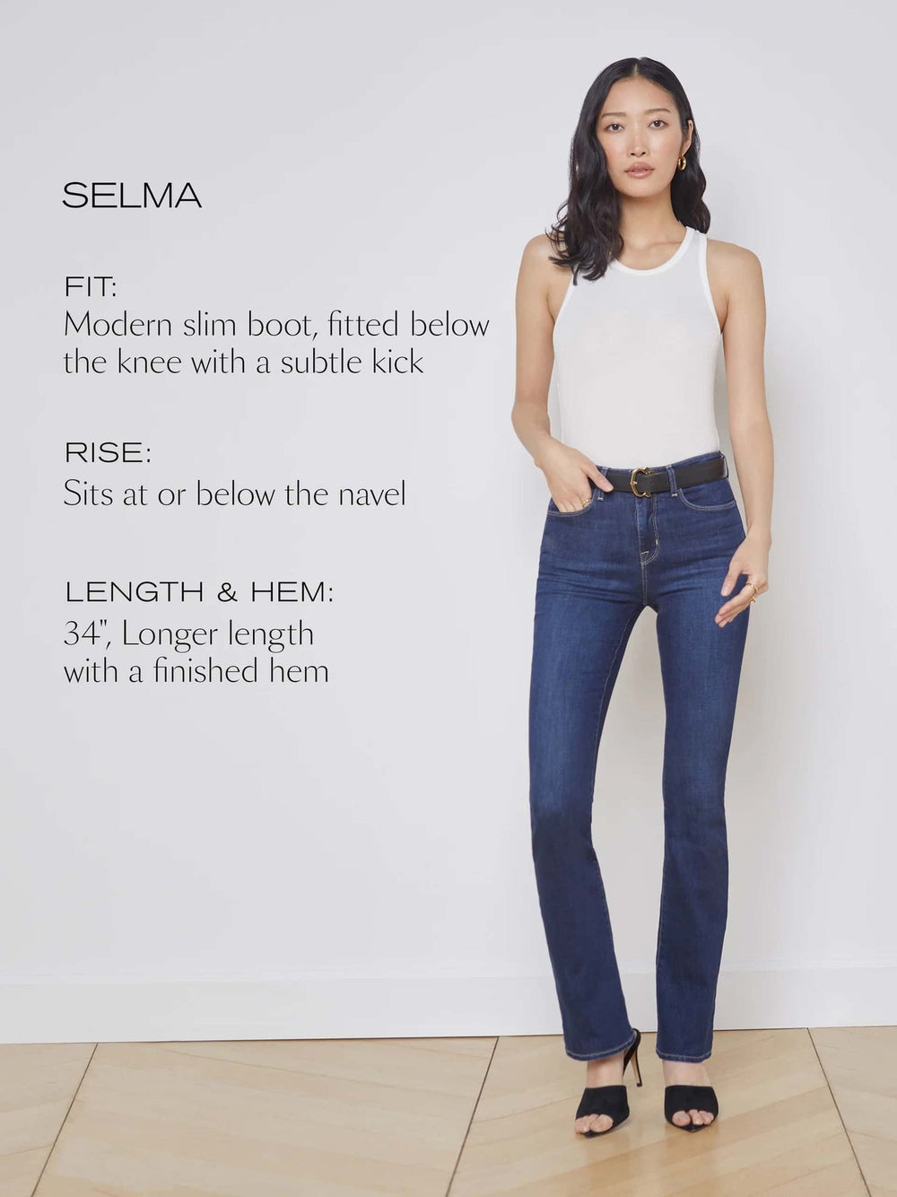 Selma High-Rise Bootcut Jean in Columbia | L'AGENCE US