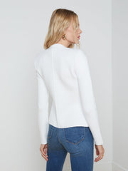 Sofia Knit Blazer in Blazer White | L'AGENCE near me