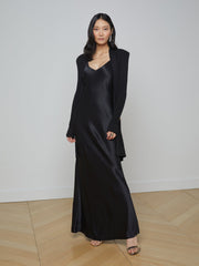 Noe Double-Breasted Cardigan in Black | L'AGENCE discount