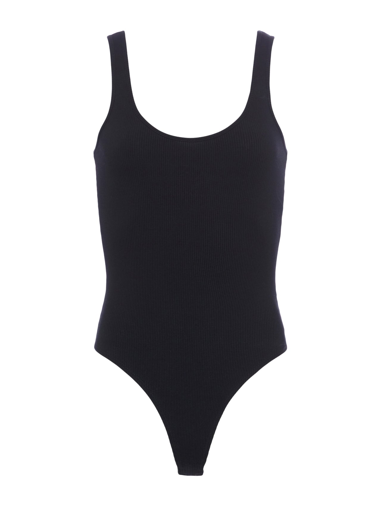 Nica Scoopneck Bodysuit in Black | L'AGENCE for sale