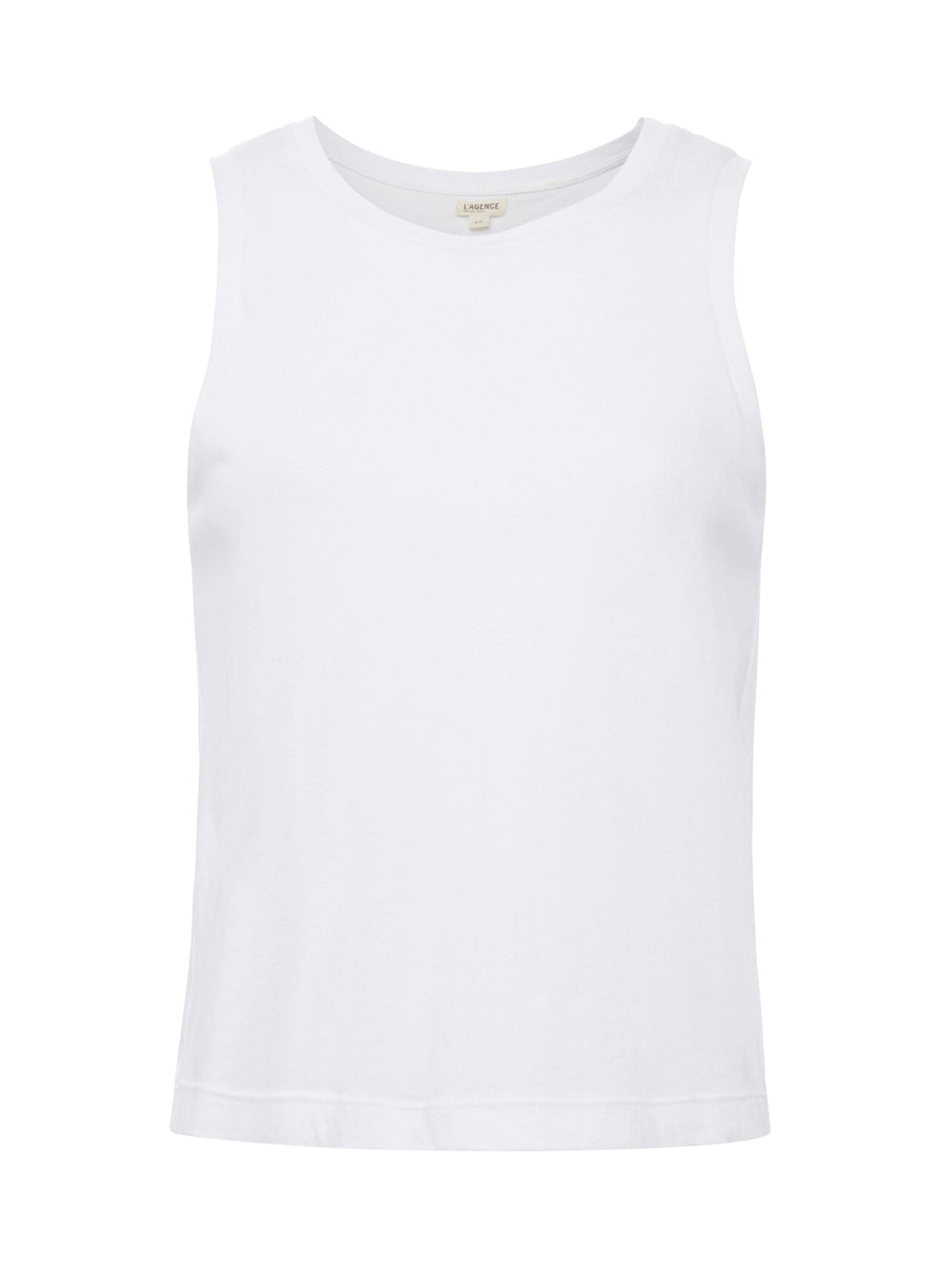 Mikaela Cotton Tank in White | L'AGENCE online