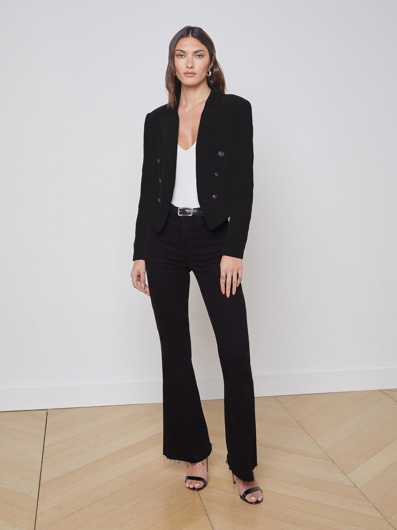 Wayne Blazer in Black | L'AGENCE discount