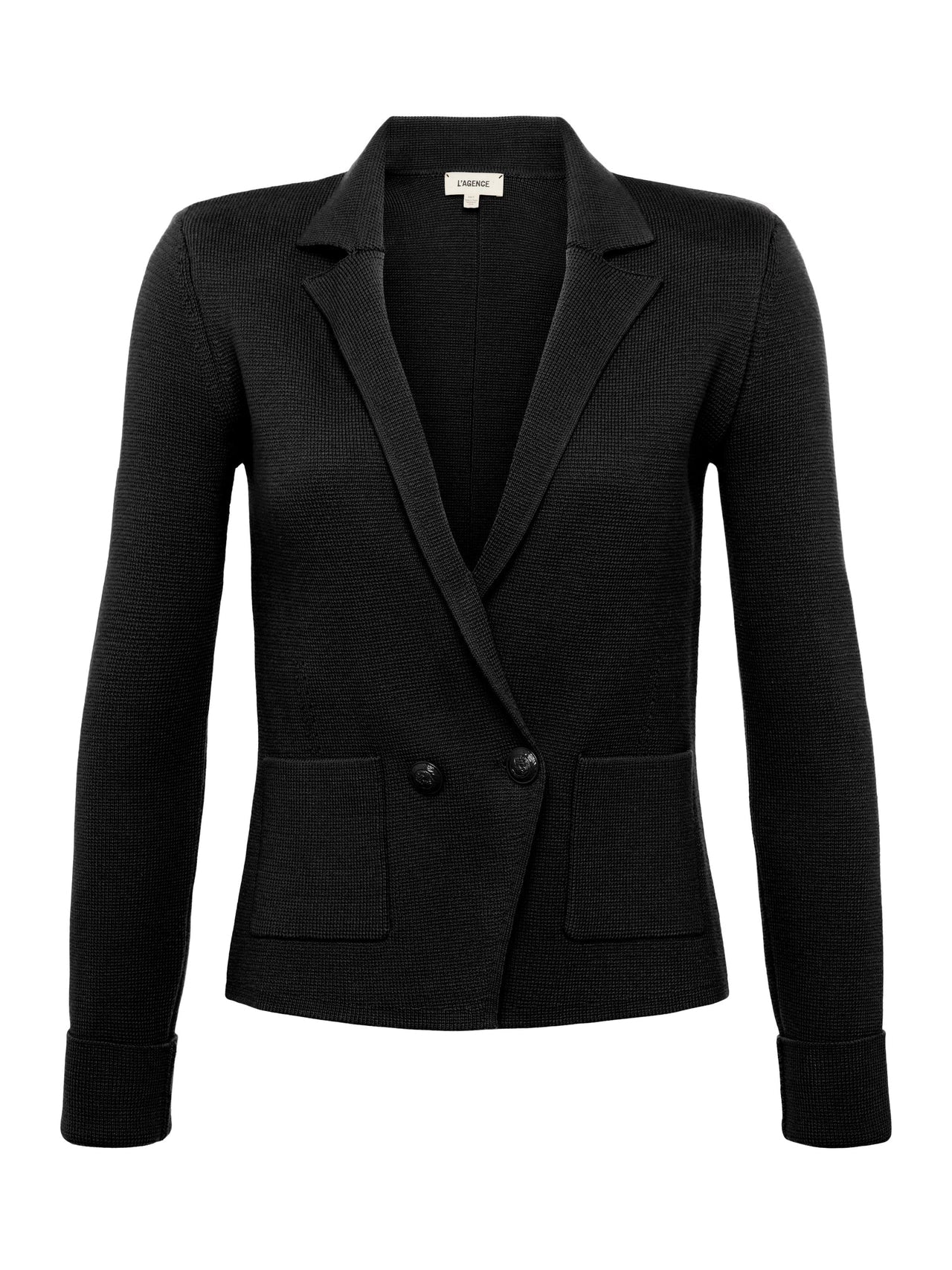 Sofia Knit Blazer in Black | L'AGENCE US