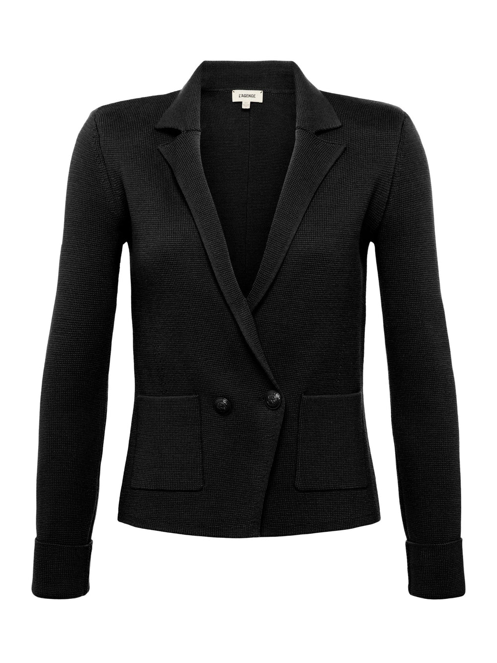 Sofia Knit Blazer in Black | L'AGENCE US
