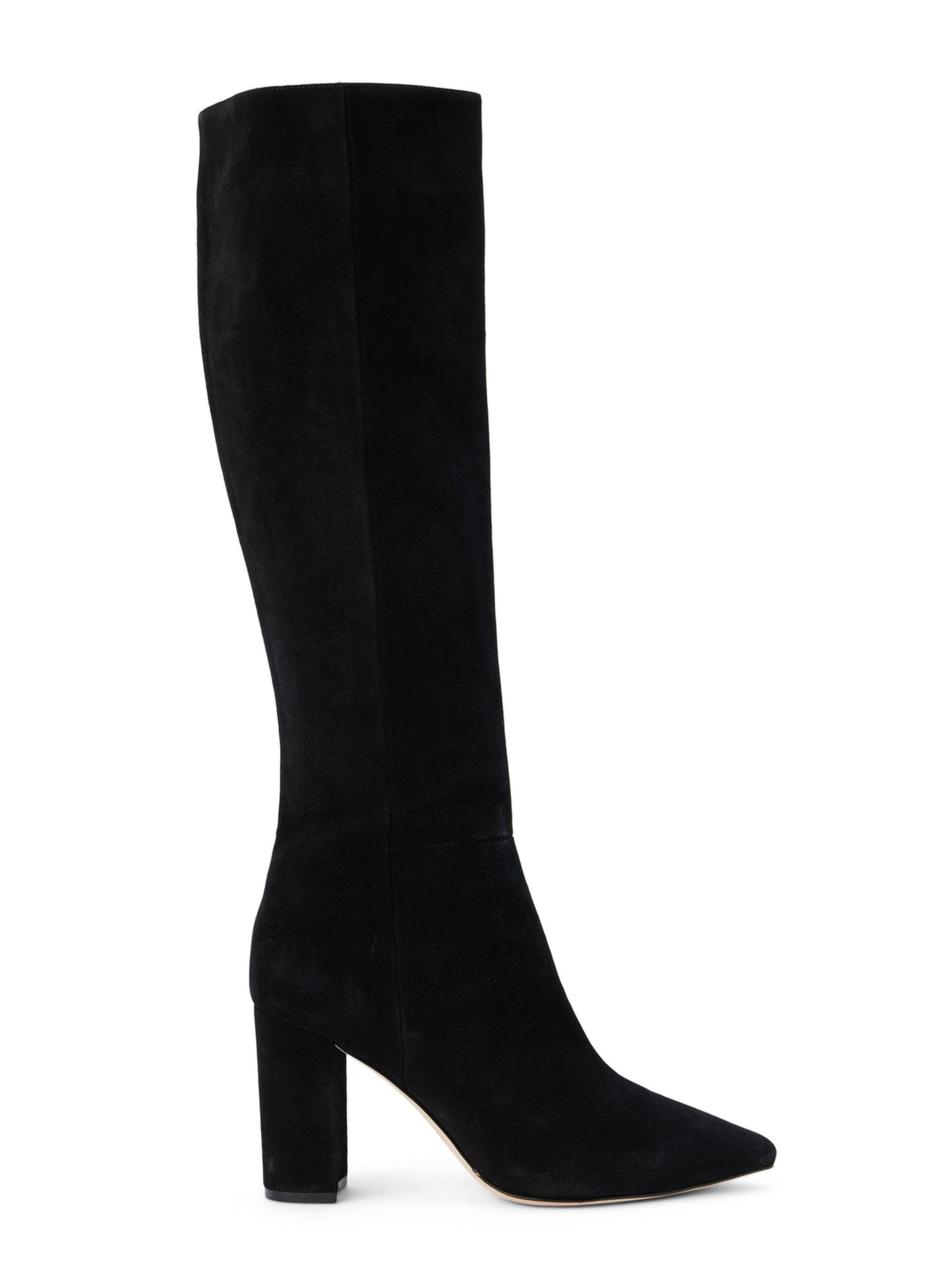 Christiane Knee High Boot in Black Suede | L'AGENCE for sale