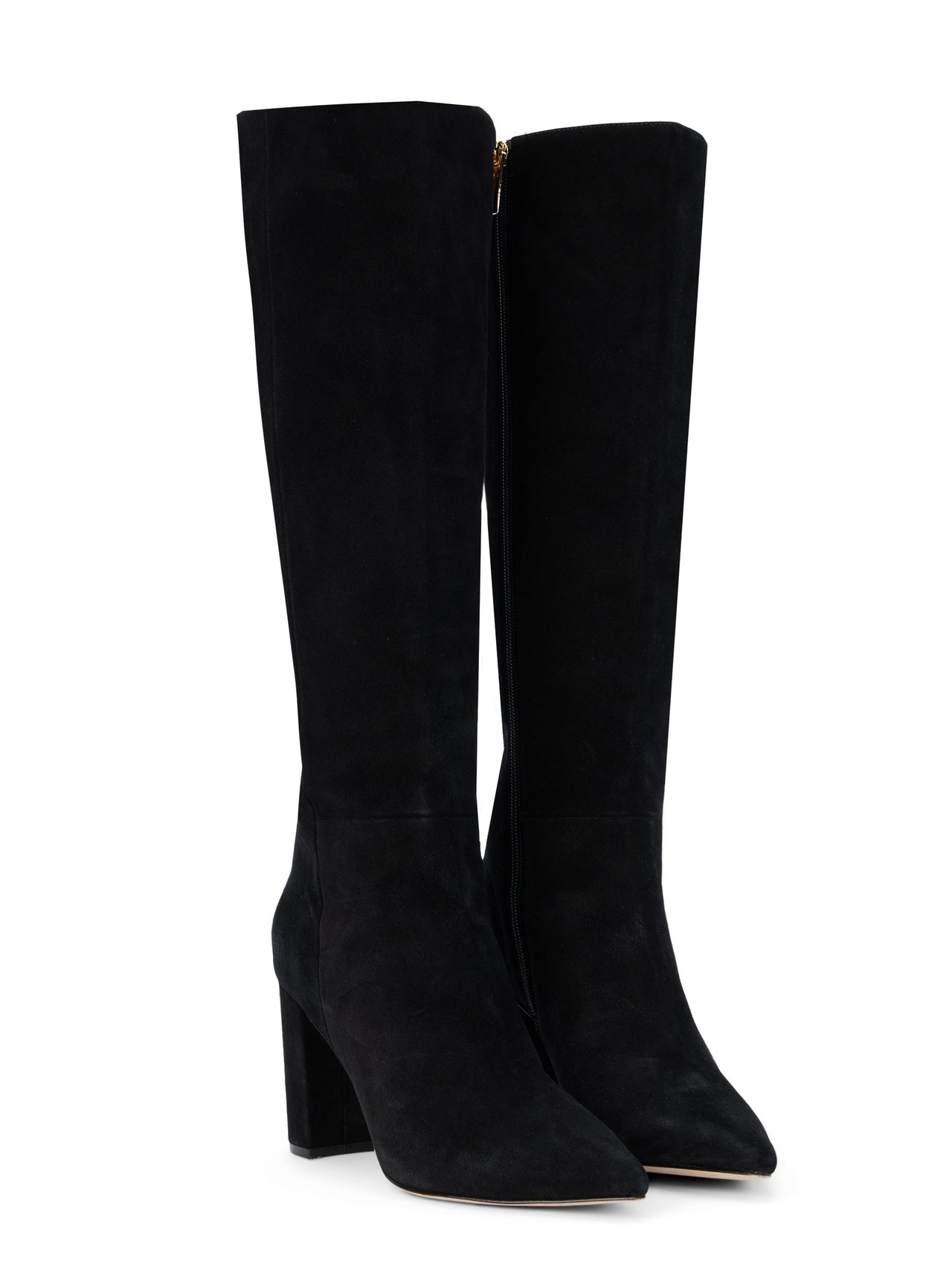 Christiane Knee High Boot in Black Suede | L'AGENCE for sale