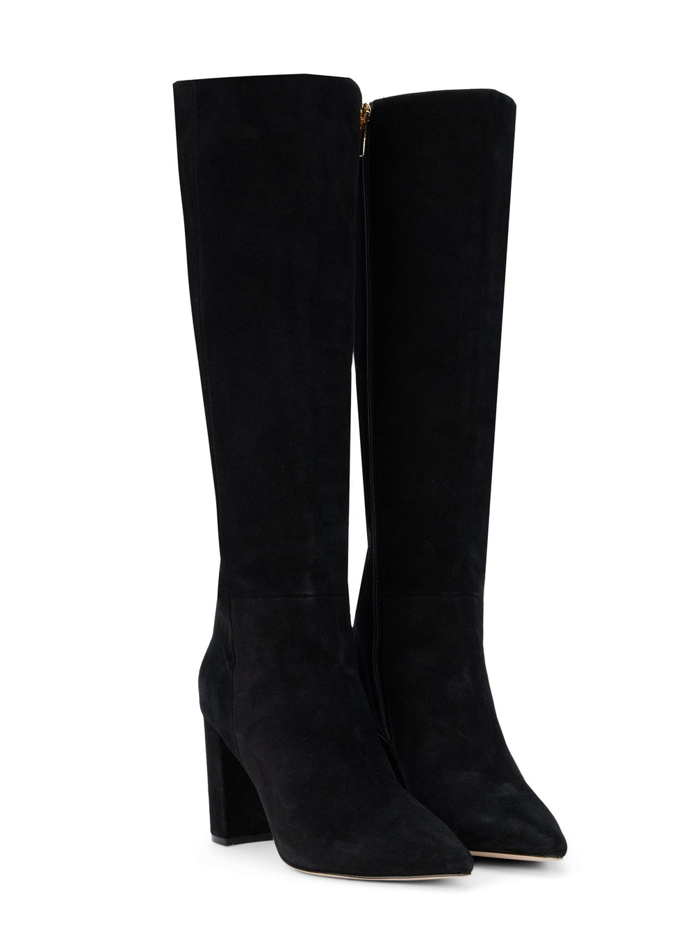 Christiane Knee High Boot in Black Suede | L'AGENCE for sale