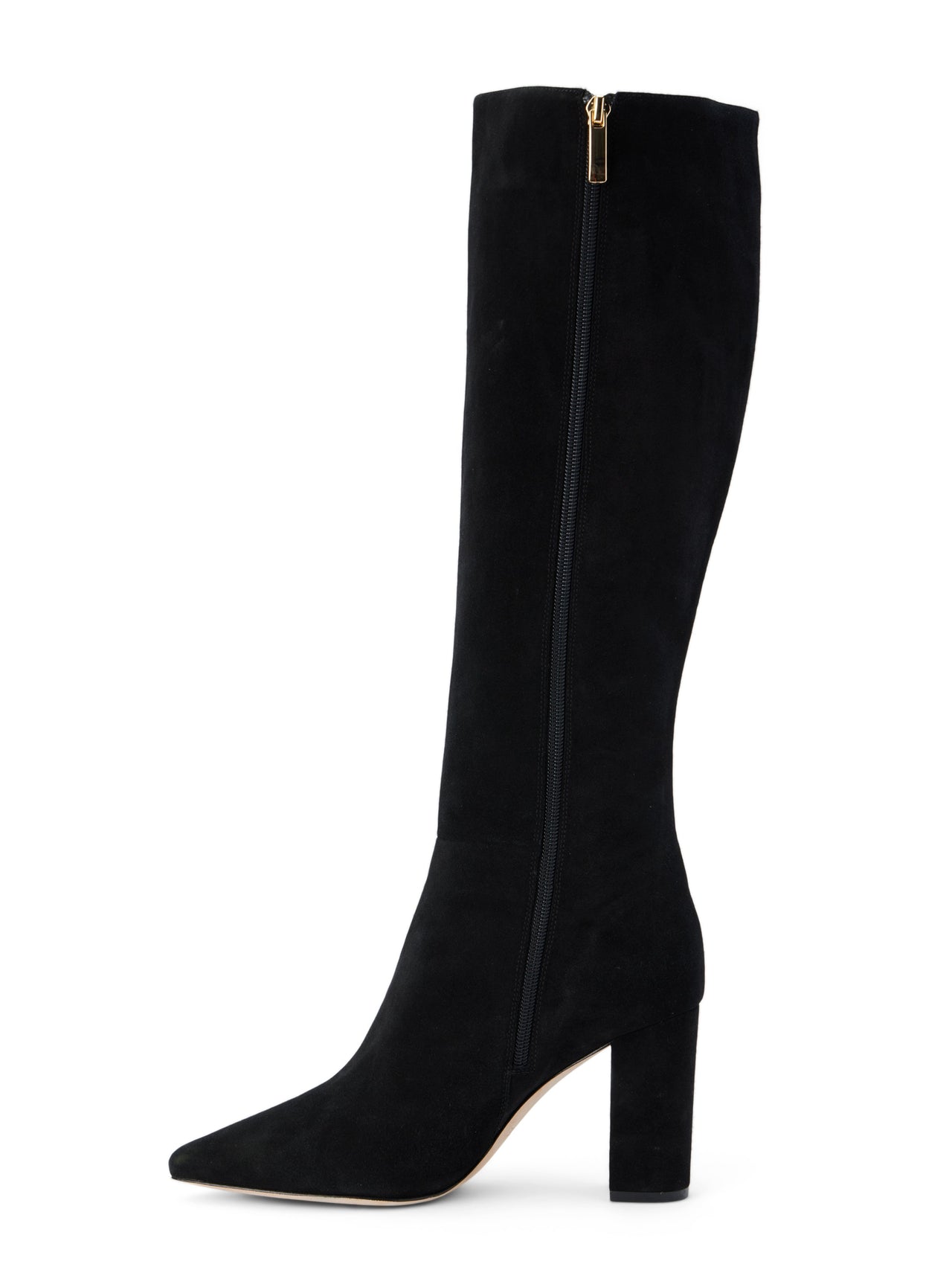 Christiane Knee High Boot in Black Suede | L'AGENCE for sale
