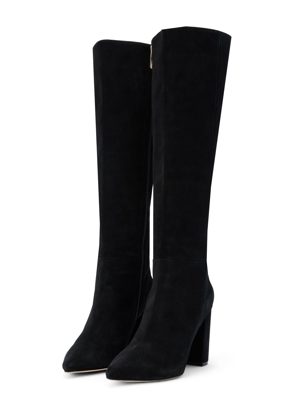 Christiane Knee High Boot in Black Suede | L'AGENCE for sale