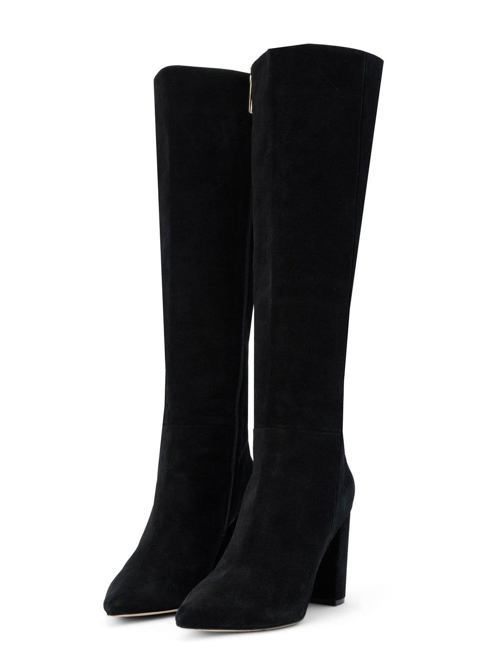 Christiane Knee High Boot in Black Suede | L'AGENCE for sale
