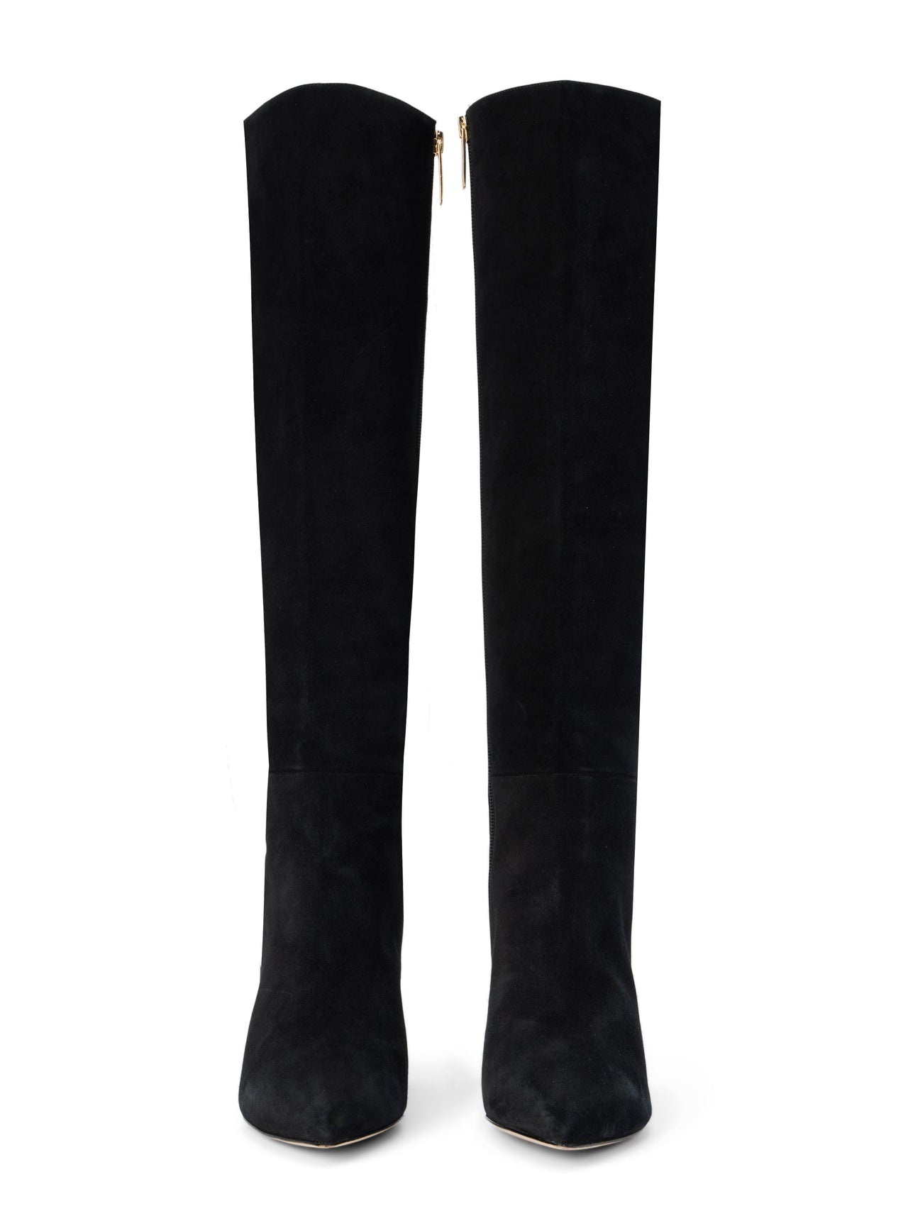 Christiane Knee High Boot in Black Suede | L'AGENCE for sale