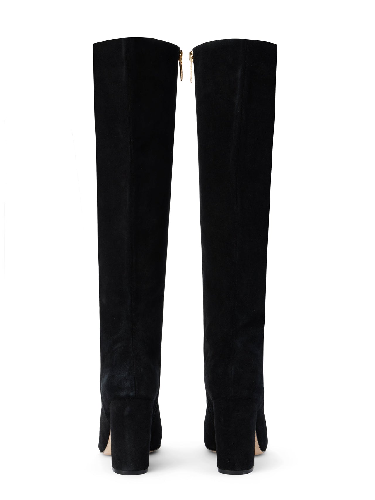 Christiane Knee High Boot in Black Suede | L'AGENCE for sale