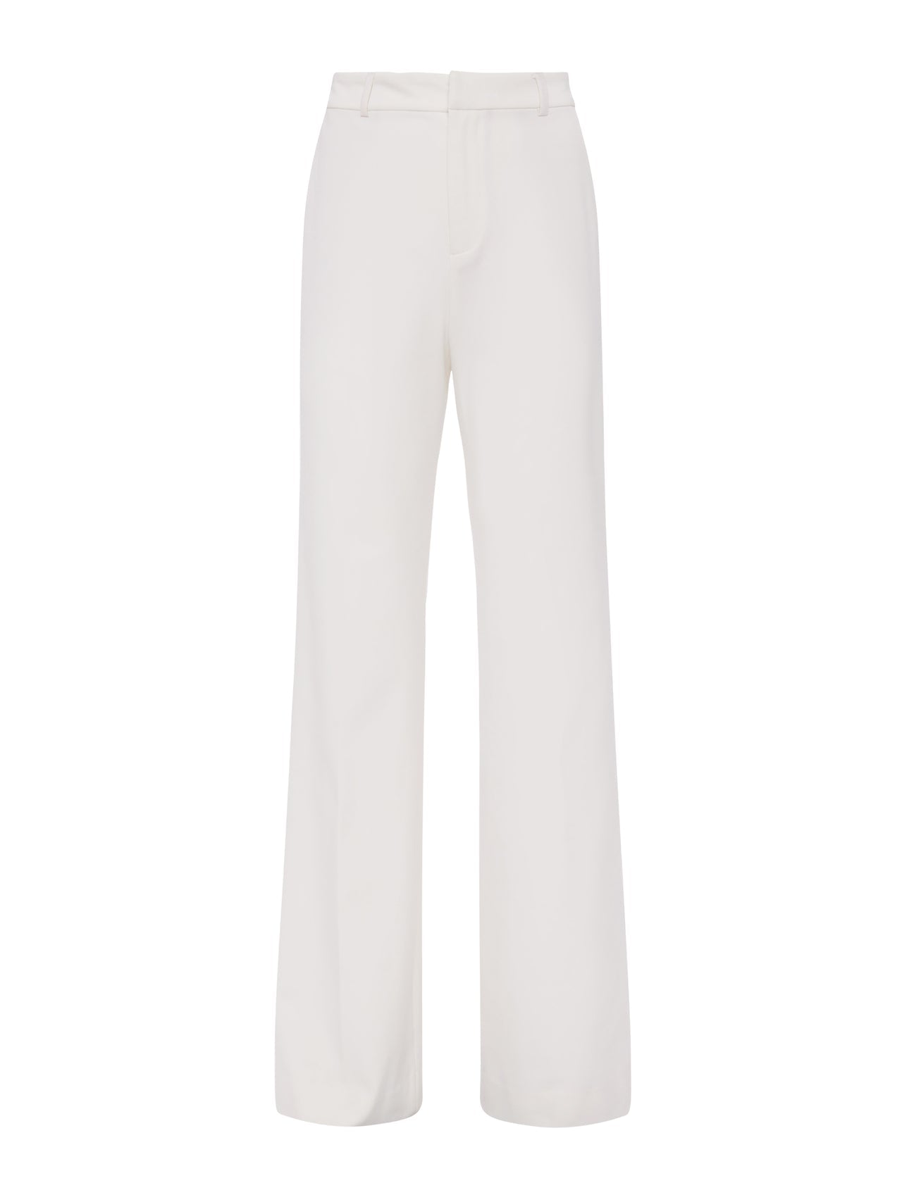 Livvy Straight-Leg Trouser in White | L'AGENCE Women