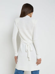Noe Double-Breasted Cardigan in White | L'AGENCE for sale