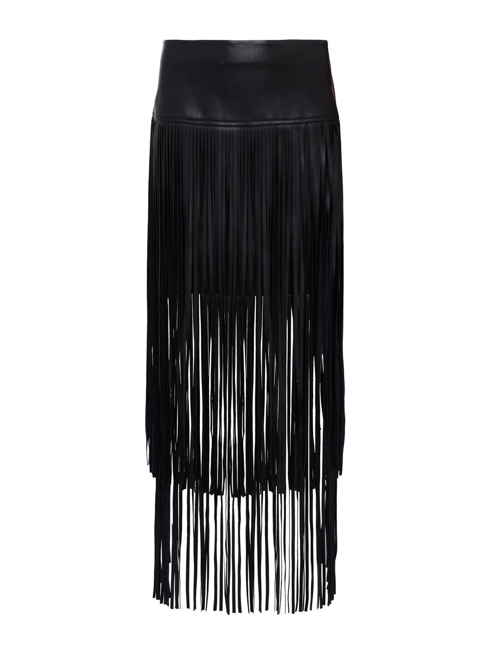 Karolina Fringe Skirt in Black | L'AGENCE sale