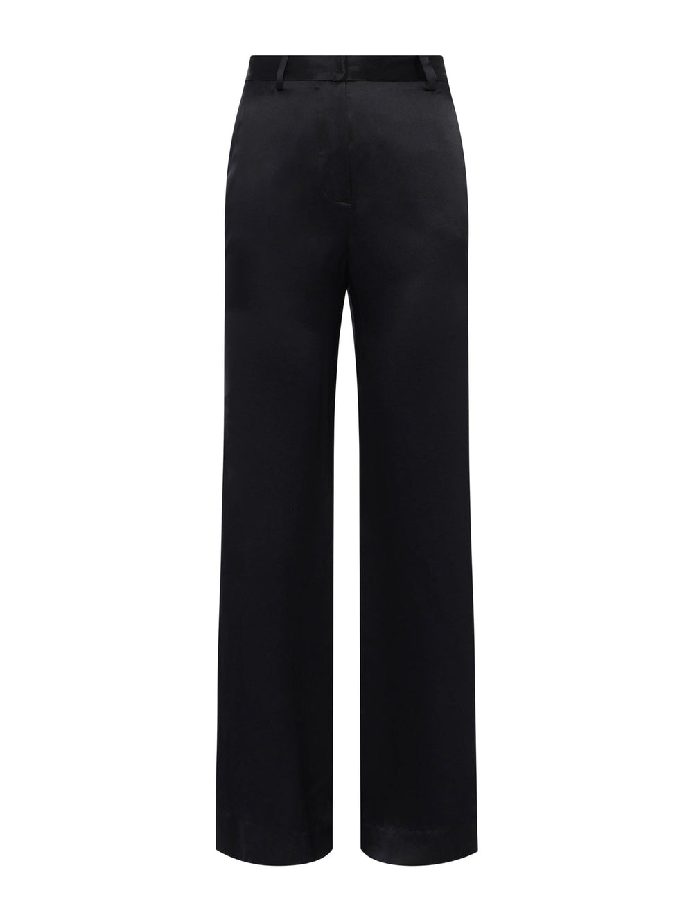 Pilar Silk Wide-Leg Pant in Black | L'AGENCE US