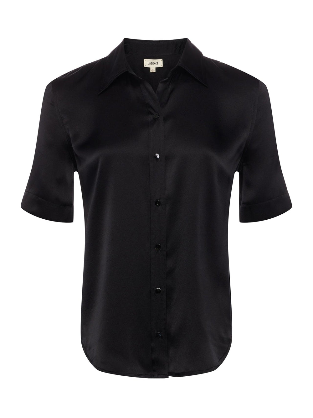 Ellah Silk Blouse in Black | L'AGENCE for sale