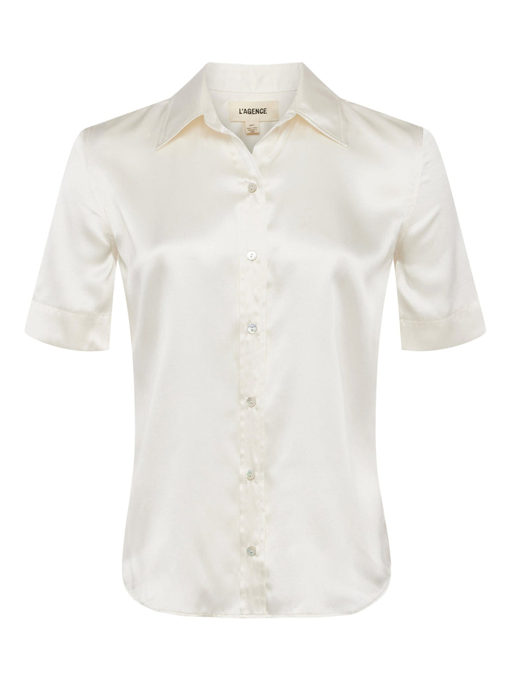 Ellah Silk Blouse in Ivory | L'AGENCE US