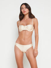 Alexandria Bikini Top in Champagne | L'AGENCE for sale