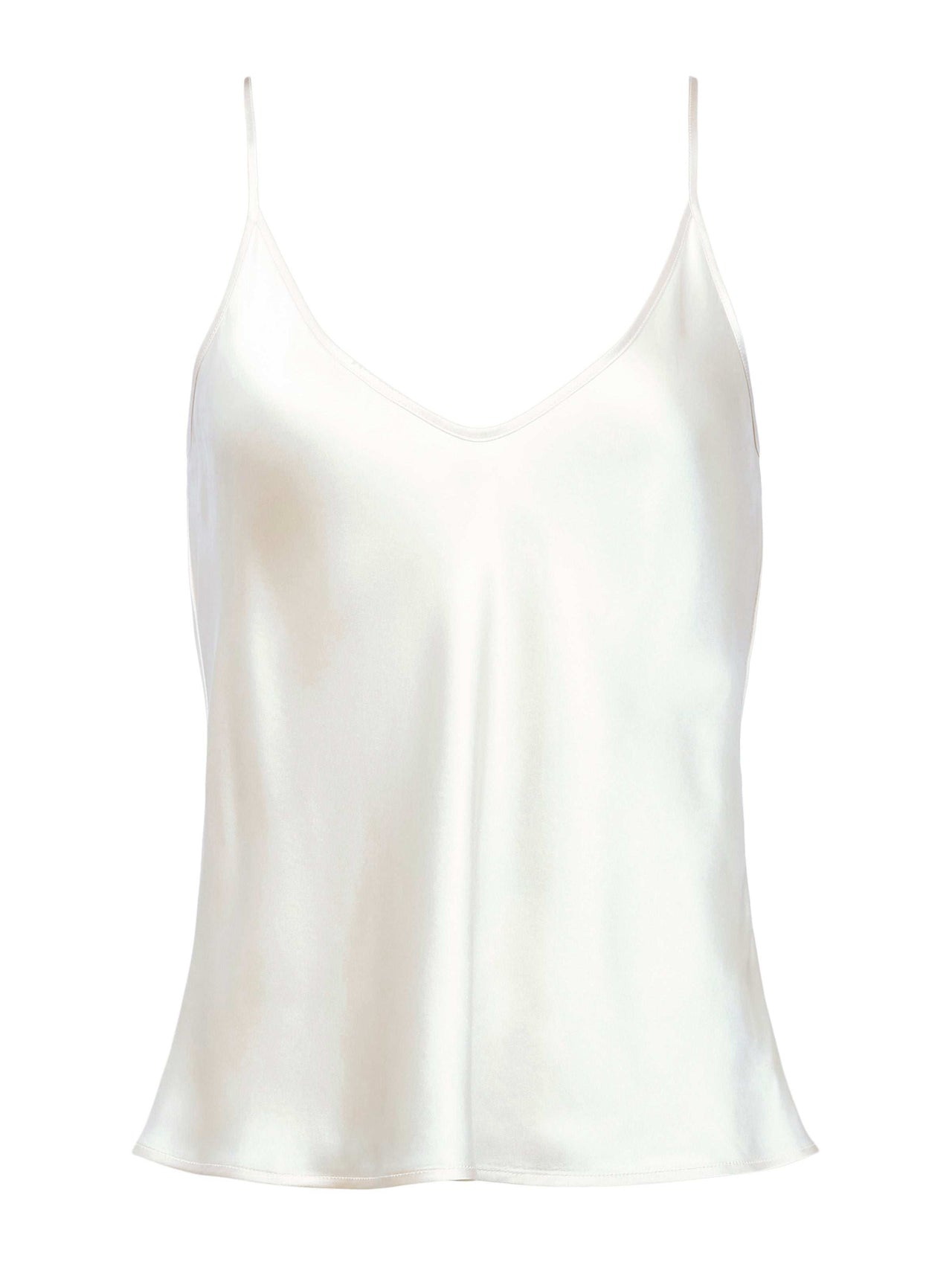 Lexi Silk Camisole in White | L'AGENCE discount