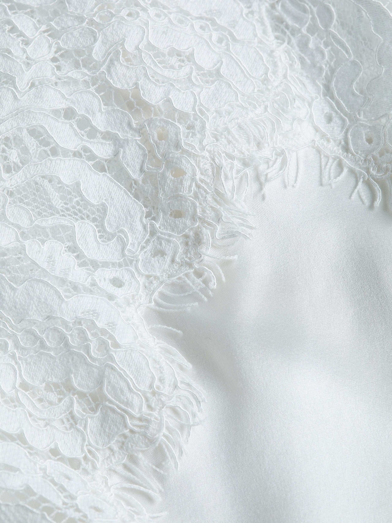Priya Silk Lace Camisole in White | L'AGENCE near me