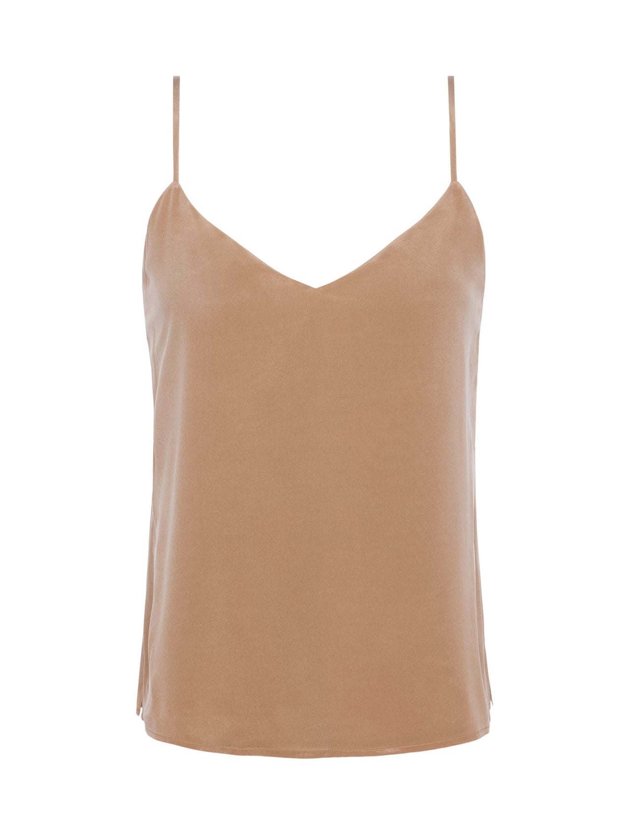 Jane Silk Camisole in Dark Cappuccino | L'AGENCE sale