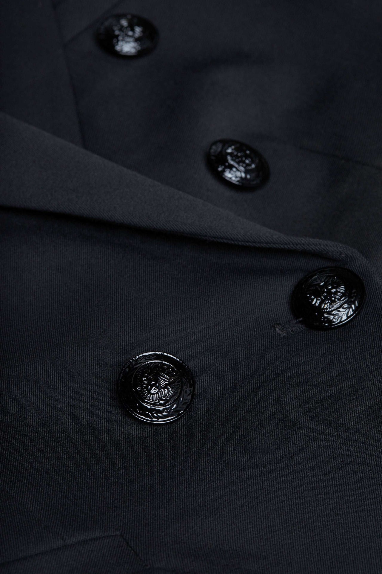 Marie Double-Breasted Slim-Fit Blazer in Black | L'AGENCE online