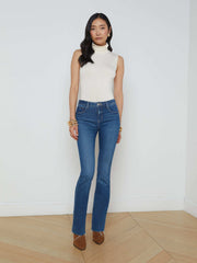 Ceci Sleeveless Turtleneck in Vintage White | L'AGENCE for sale