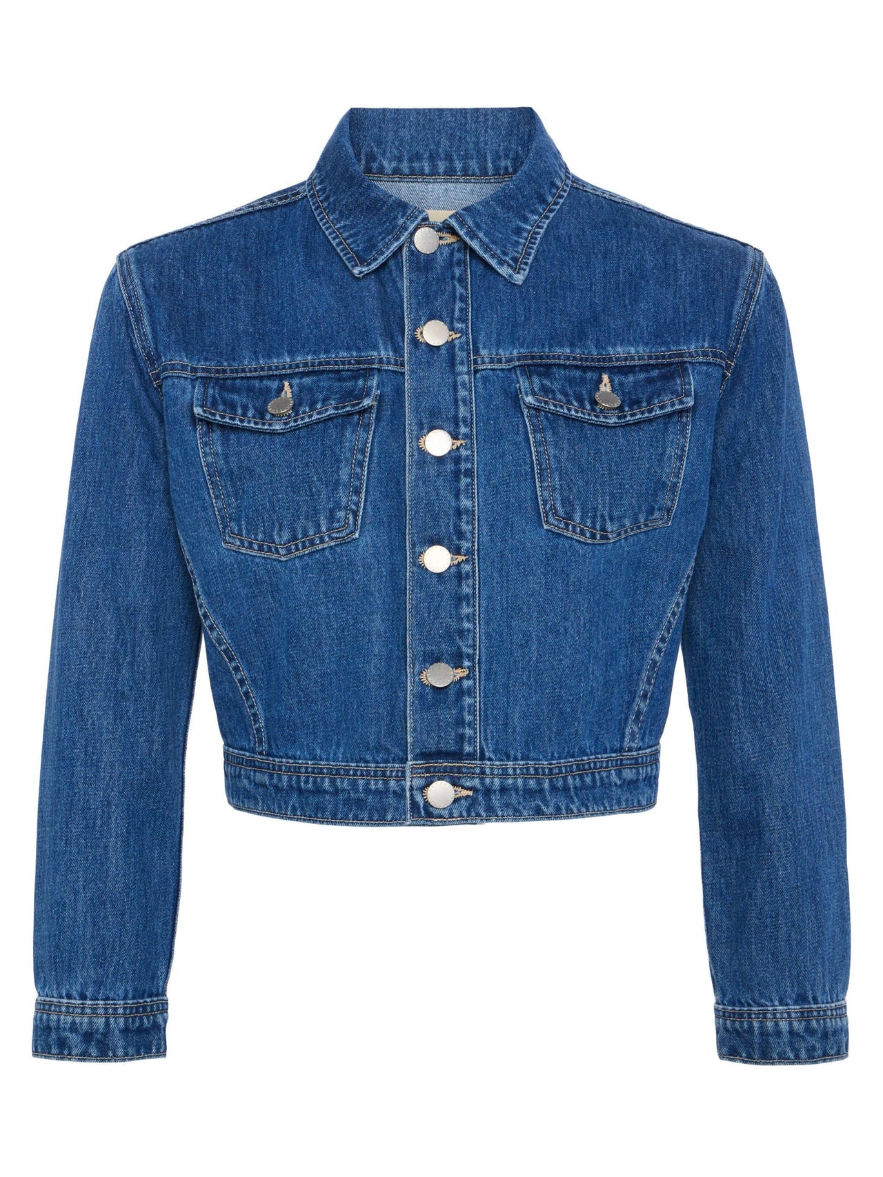 Koda Cropped Jean Jacket in Glendora | L'AGENCE Women