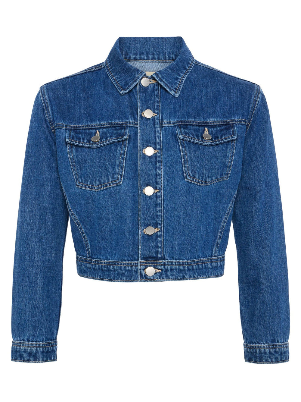 Koda Cropped Jean Jacket in Glendora | L'AGENCE Women