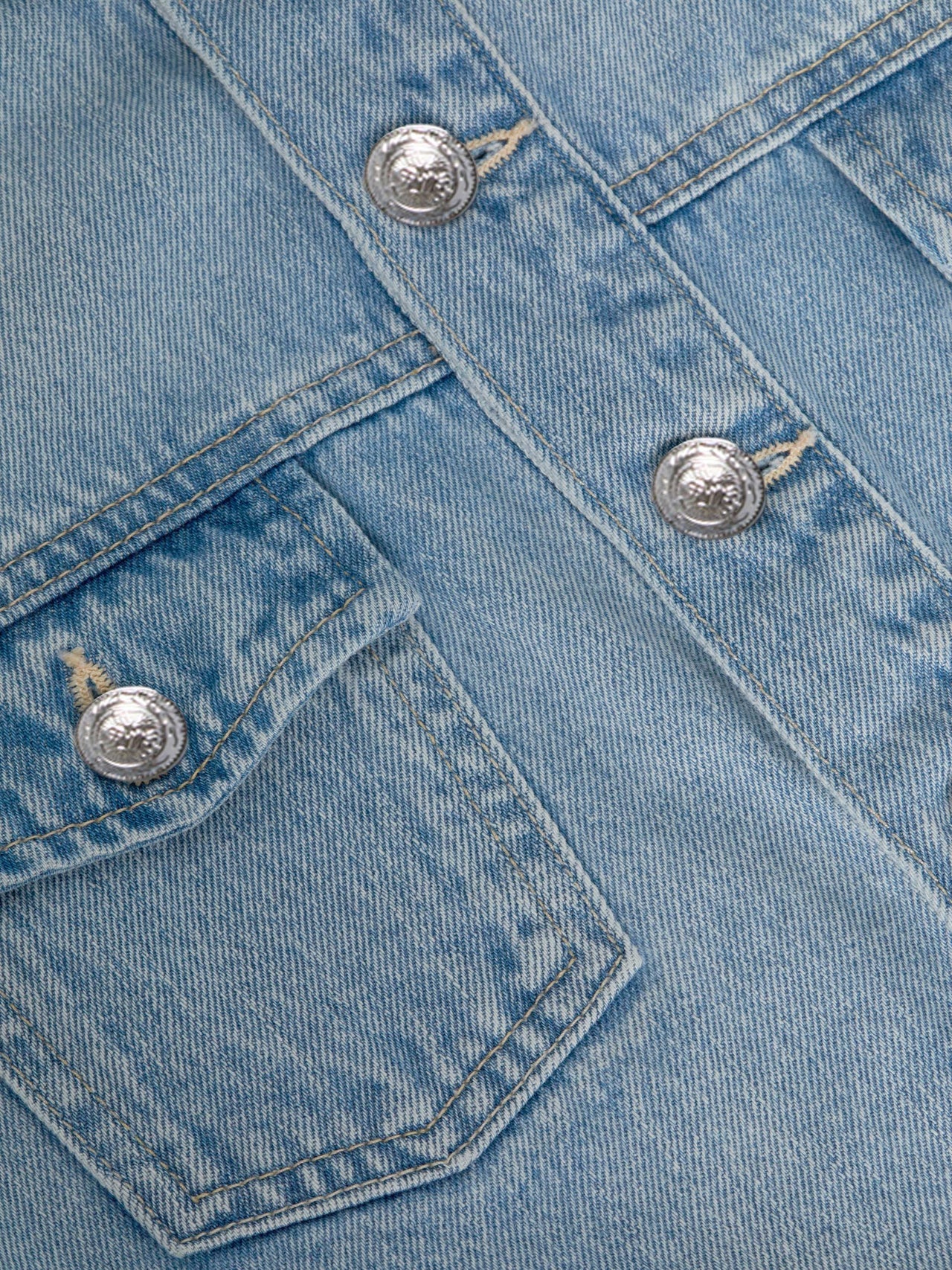 Koda Cropped Jean Jacket in Fontana | L'AGENCE online