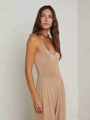 Lexi Silk Camisole in Cappuccino | L'AGENCE Women