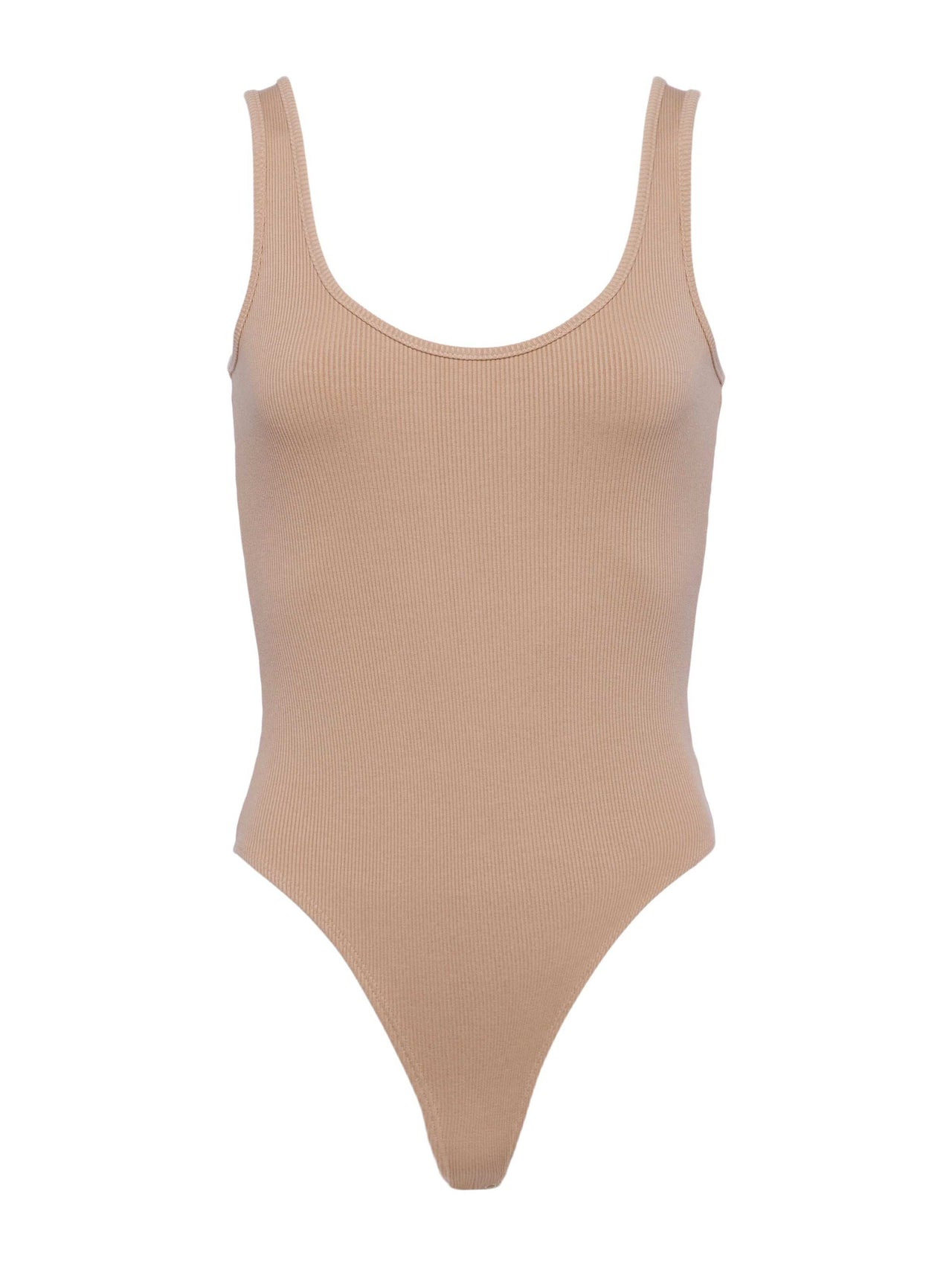 Nica Scoopneck Bodysuit in Cappuccino | L'AGENCE for sale