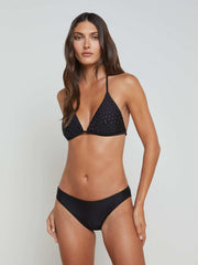 Nicole Bikini Bottom in Black/Black | L'AGENCE near me