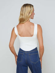 Saga Top in Ivory/Gold | L'AGENCE for sale