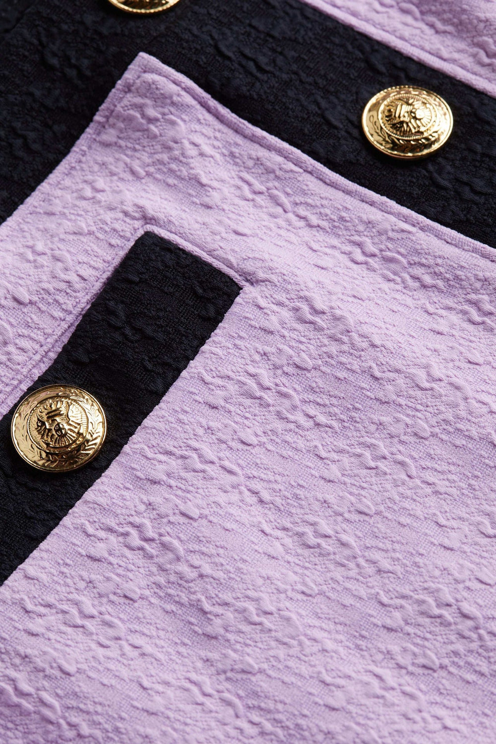 Coco Mini Skirt Cover-Up in Light Violet/Black | L'AGENCE discount