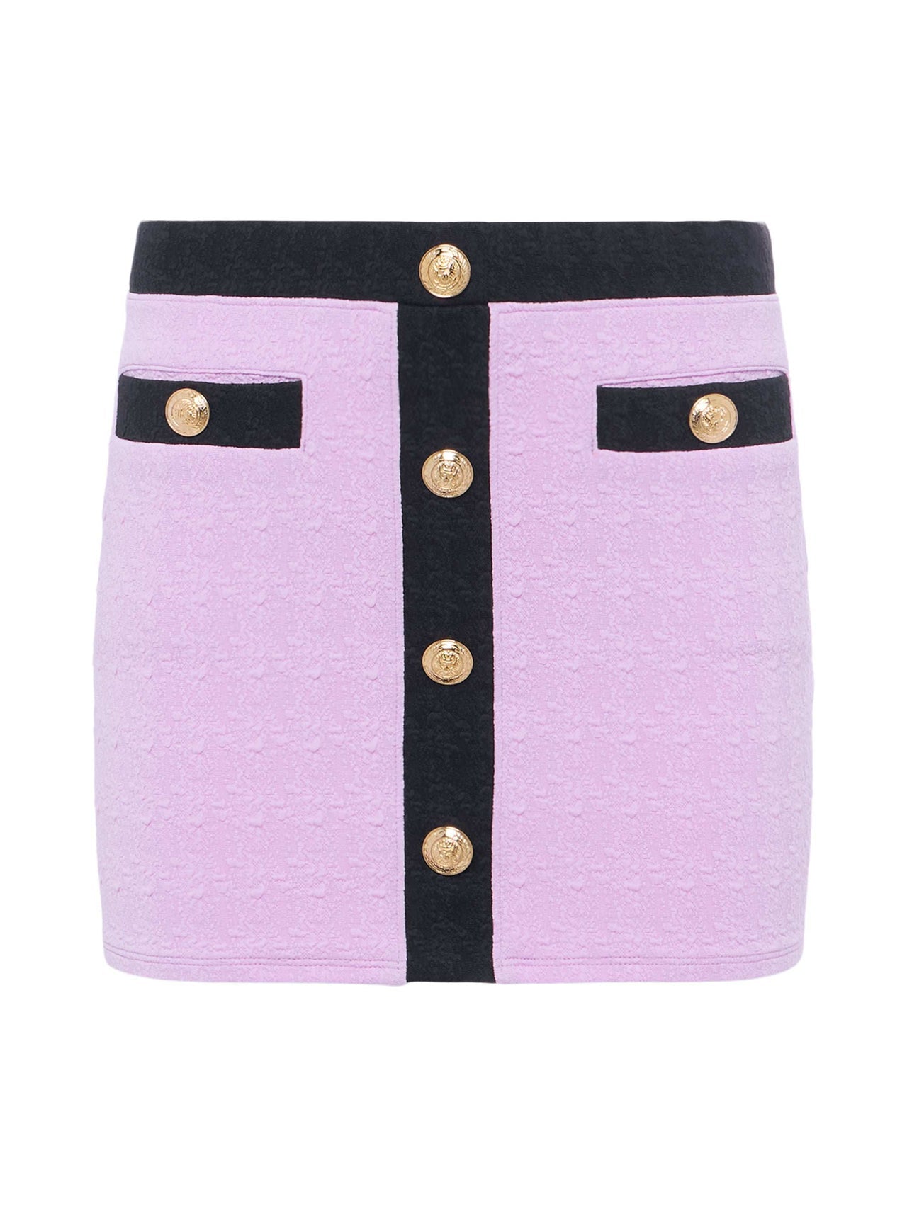 Coco Mini Skirt Cover-Up in Light Violet/Black | L'AGENCE discount
