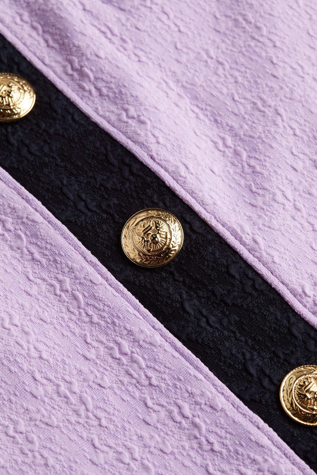 Adaline Cardigan Cover-Up in Light Violet/Black | L'AGENCE US