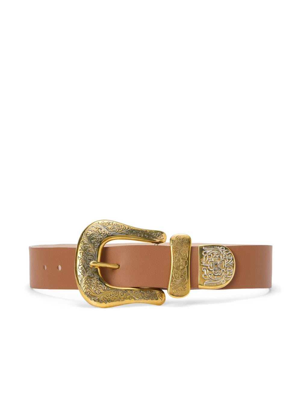 Ximena Belt in Tan Smooth | L'AGENCE online