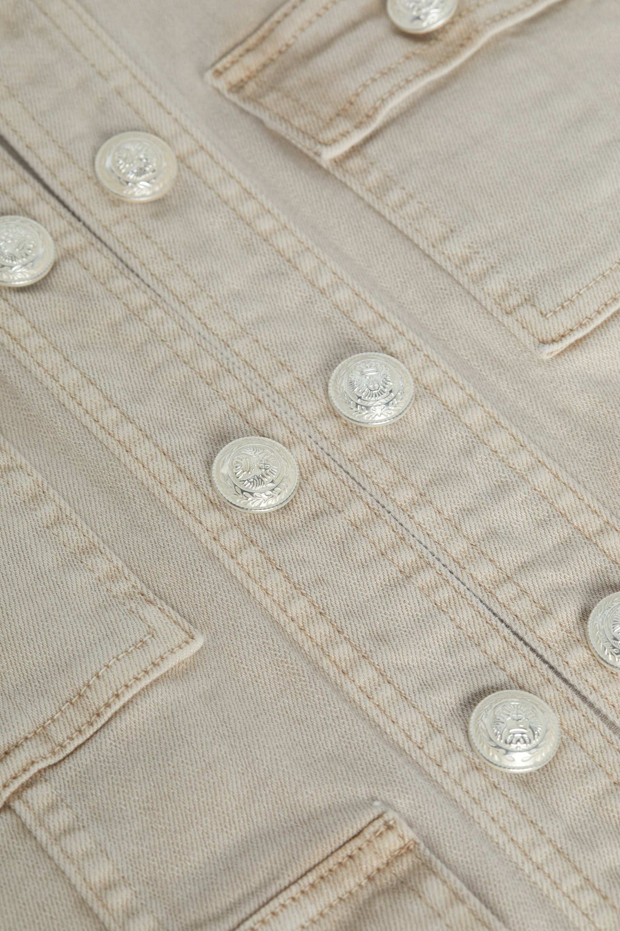 Yari Jean Jacket in Biscuit | L'AGENCE US