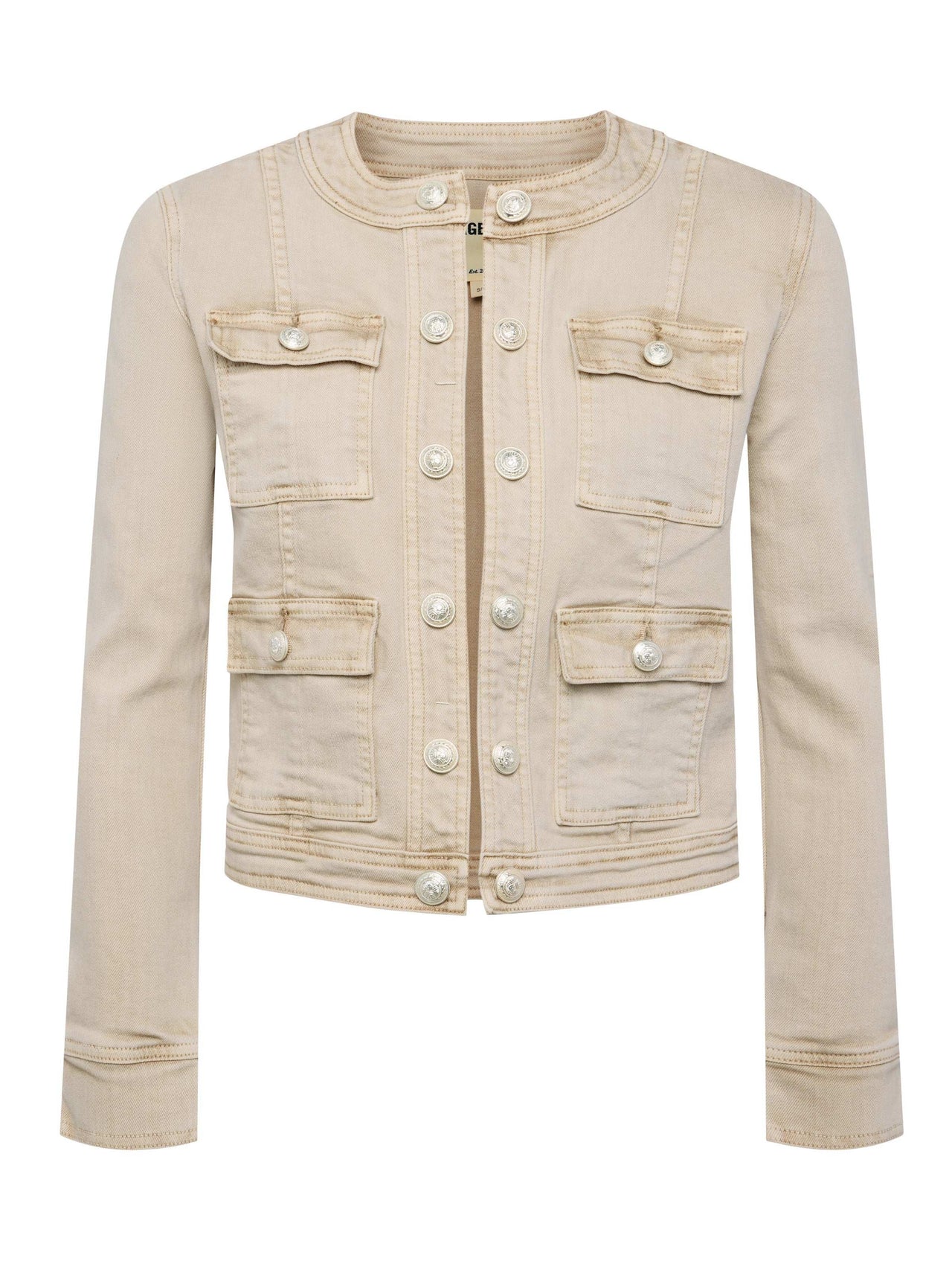 Yari Jean Jacket in Biscuit | L'AGENCE US