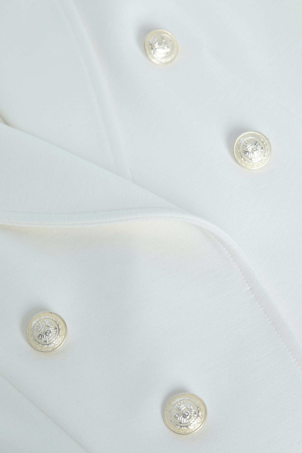 Wayne Open-Front Blazer in Ivory | L'AGENCE online