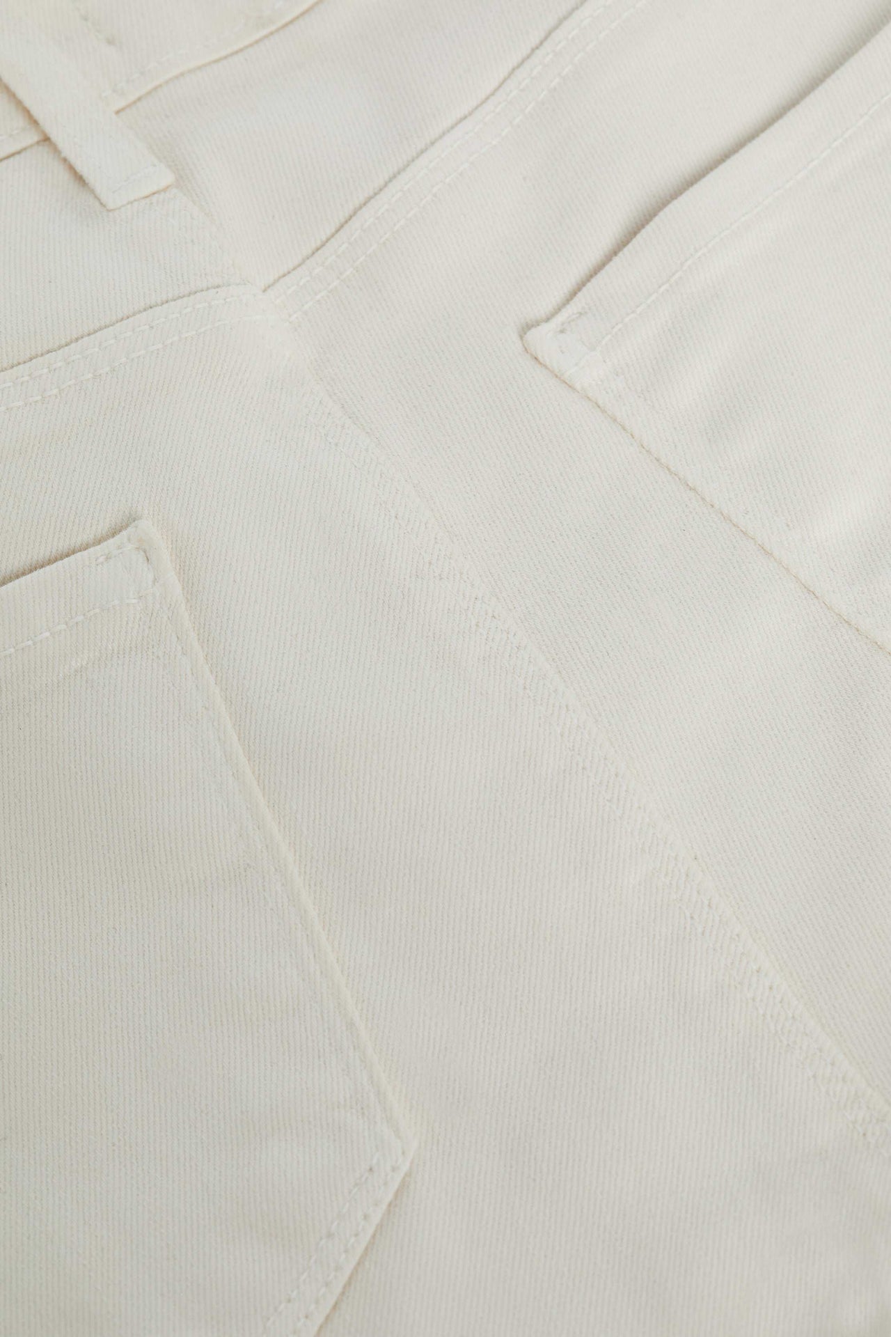 Selma Coated Bootcut Jean in French Vanilla Coated | L'AGENCE sale