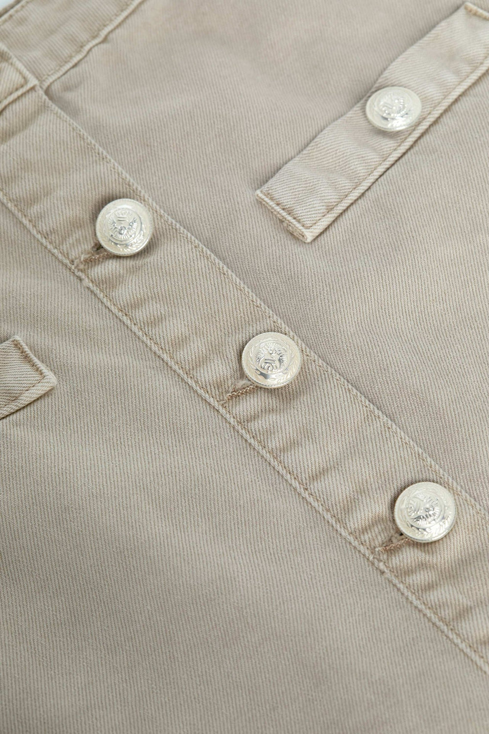 Kris Jean Mini Skirt in Biscuit | L'AGENCE online