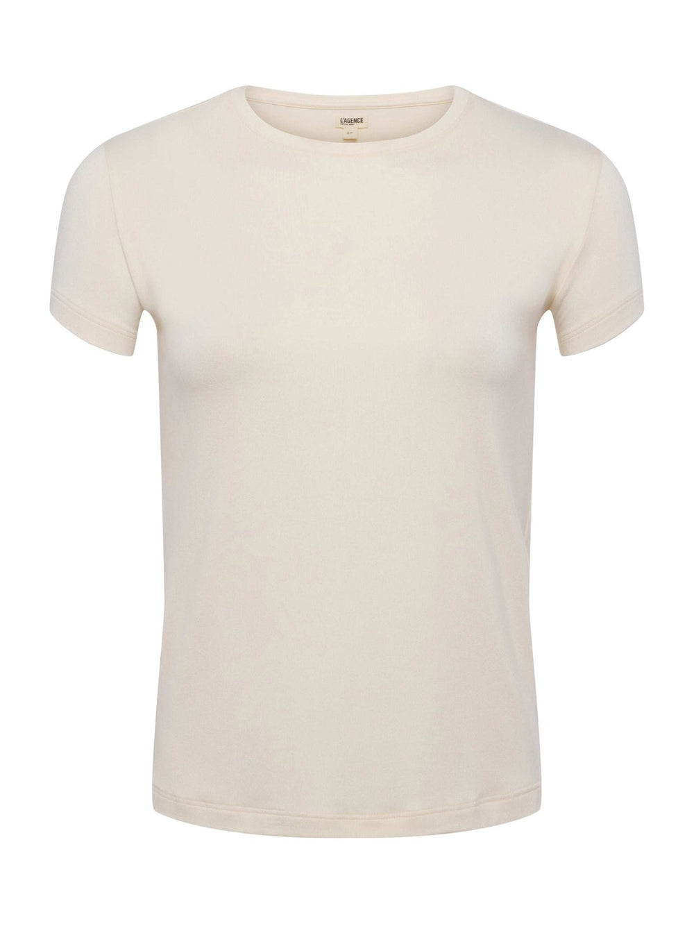 Ressi Fitted Tee in Vintage White | L'AGENCE sale