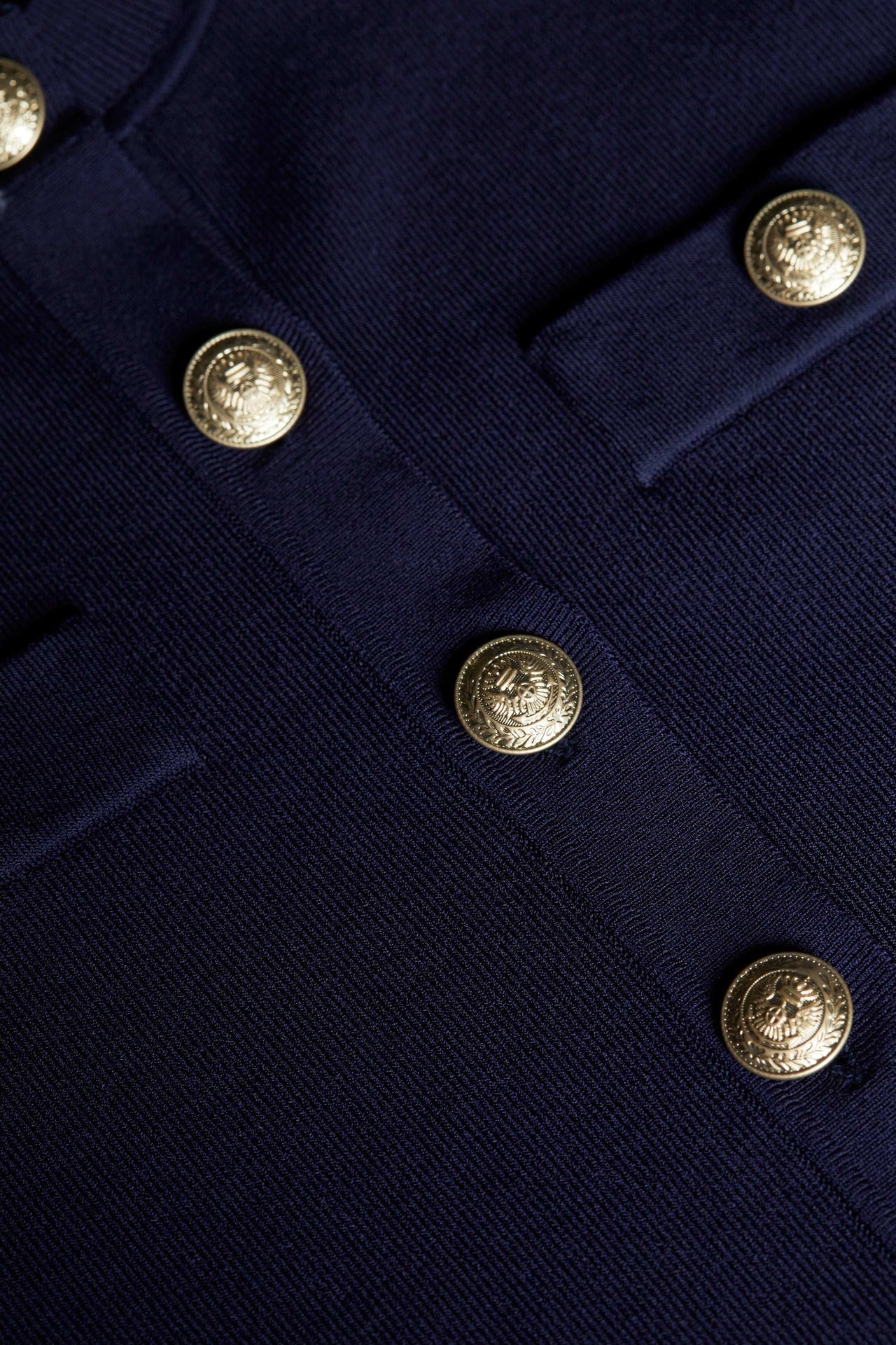 Toulouse Cardigan in Midnight/Gold | L'AGENCE sale